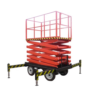 簡単操作自走式空中リフトローディングプラットフォーム電気作業プラットフォーム - Product Image 4