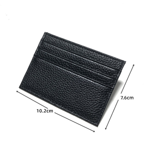 定制标志真皮卡座超薄7槽真皮信用卡卡座钱包可以定制包装 - Product Image 6