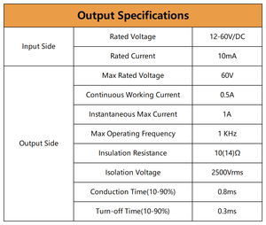 QMY302 <strong>Relay</strong> <strong>Module</strong> 8 SSR Terminal Block <strong>Module</strong> NPN PNP <strong>Input</strong> 10mA <strong>Output</strong> 60V - Product Image 4