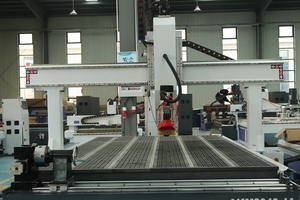 Área grande 2000*4000mm Máquina de corte CNC de 4 ejes Corte 3D con eje giratorio 2040 2030 Modelo de talla de madera cilíndrica - Product Image 3