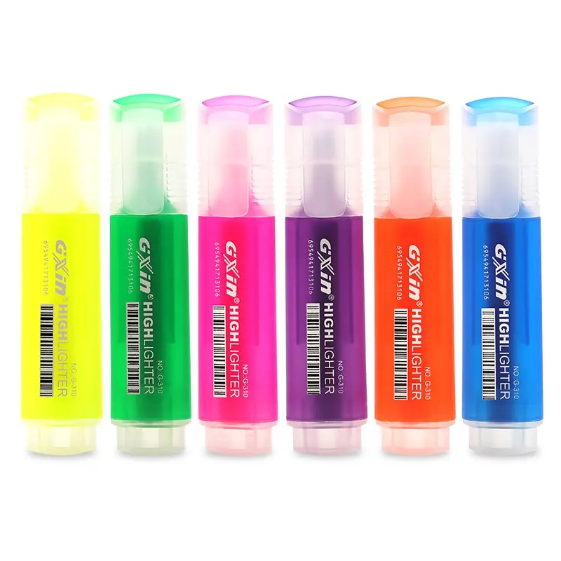 GXIN G-310 Custom LOGO colored bright Highlighter Marker Pen