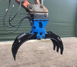 Thủy lực rotator đá gỗ xoay log vật lộn cho máy xúc máy kéo loader gỗ cẩu 3 điểm Hitch lâm nghiệp vật lộn - Product Image 4