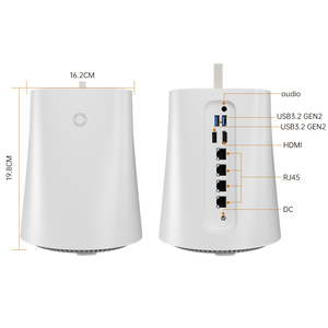 Minienrutador suave para PC, enrutador de 2 bahías, AMD Athlon 300U, 16 Gb de RAM, 1TB, SSD, 4x, GbE, LAN, servidor de red, Firewall de nube privada - Product Image 6