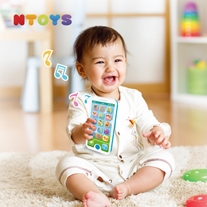 Mehrsprachiges Hebräisch Spanisch Französisch Portugiesisch Baby Smartphone Spielzeug Interaktives Lernspiel zeug Englisch Lernt ablett für Kinder - Product Image 2