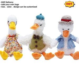 Spring Plush Duck With Dress for Kids Toy Stuffed Animal Duck <strong>Stich</strong> Plushies for Autism Children Toys Custom Soft Toy Factory - Product Image 4