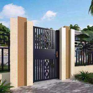 Bán Buôn Hiện Đại Ấn Độ Nhà Chính Sắt Nhôm Thiết Kế Cổng Tùy Chỉnh Phong Cách Châu Âu Trượt Tự Động Mở Cho Biệt Thự - Product Image 3