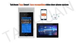 Tuya app remote di controllo ip wifi del portello del video citofono con riconoscimento del volto e IC carta di sblocco per il multi appartamenti edifici