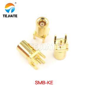 SMB Pcb konektörü lehim PCB dayanağı RF koaksiyel sağ açı düz SMB fiş erkek kenar için PCB dayanağı koaksiyel konnektör - Product Image 4