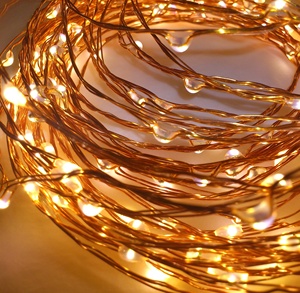 33 pies 100 LED Fairy String Lights con batería Control de temporizador remoto operado impermeable alambre de cobre luces de hadas