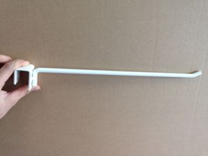 Bán Chạy Bảng Điều Khiển Mạ Crôm Kim Loại Mẫu Miễn Phí Móc Bảng Mặt Sau Đục Lỗ Móc Trưng Bày Dây Có Thẻ Giá - Product Image 6