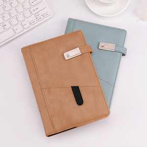 Creative A5 Customised Pu Leather Planner Business Office Diary <strong>with</strong> Card Holder Pen Slot Phone Pocket <strong>Note</strong> Book <strong>Notebook</strong> - Product Image 1