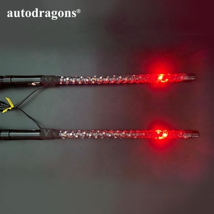 AUTODRAGONS APP kontrolü 0.6 metre 69 leds 5050SMD kovalayan RGB 300 renk 200 desen esnek anten kırbaç led ışıkları - Product Image 5