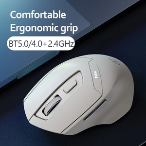 Vendita calda in stile infico DR6 2.4G wireless 5.0/4.0 Tri-modalità di ricarica muta da ufficio da gioco Computer portatile per uso domestico Mouse ricaricabile - Product Image 2