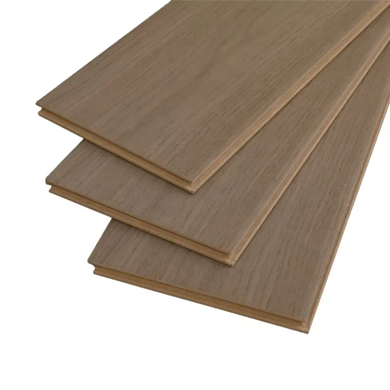 Suelo flotante laminado impermeable Tablero laminado Mdf fácil de instalar