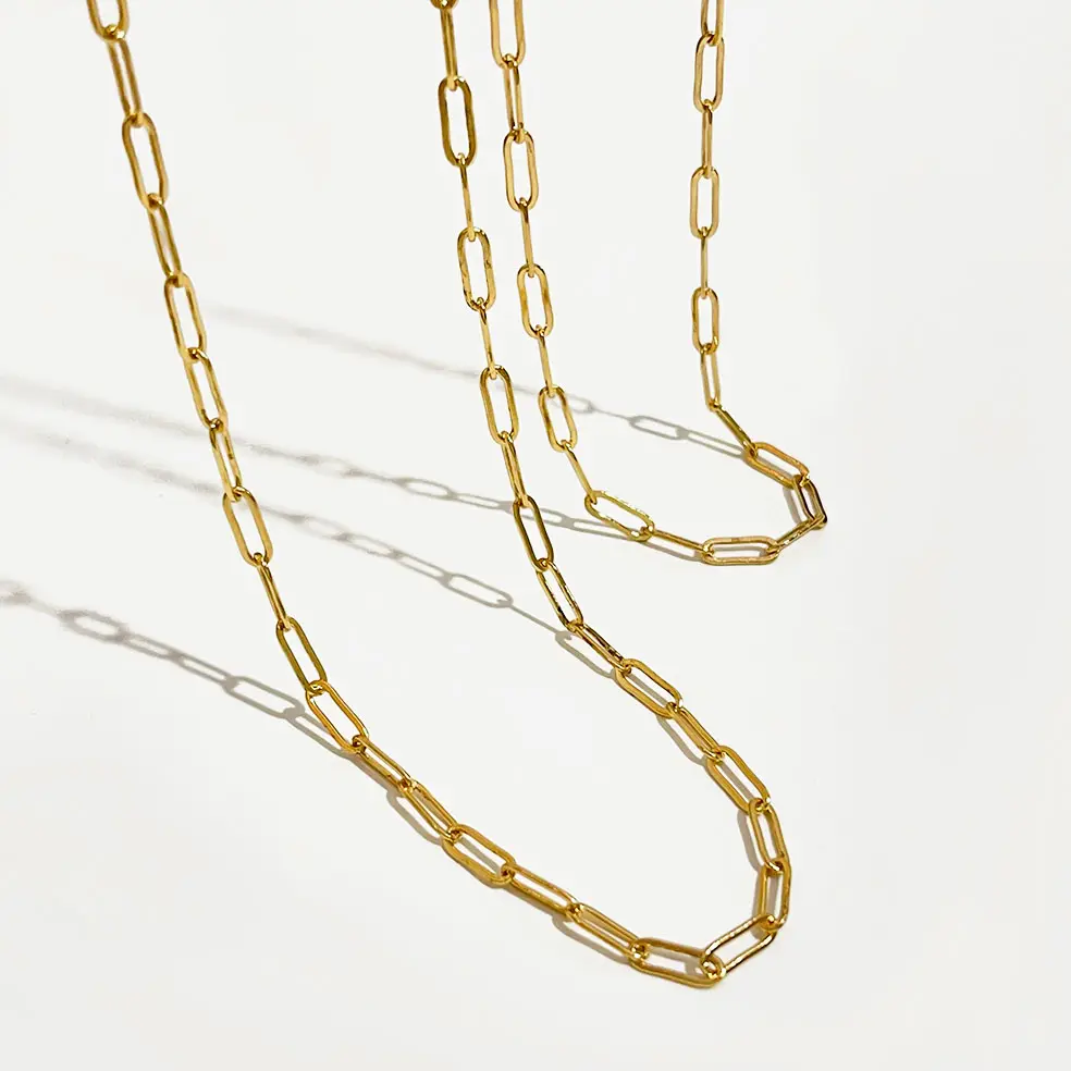 בציר 4 גדלים צמוד שרשרת שרשרות זהב צבע מעגל קולר שרשראות לנשים מינימליסטי זהב שרשרת תכשיטים