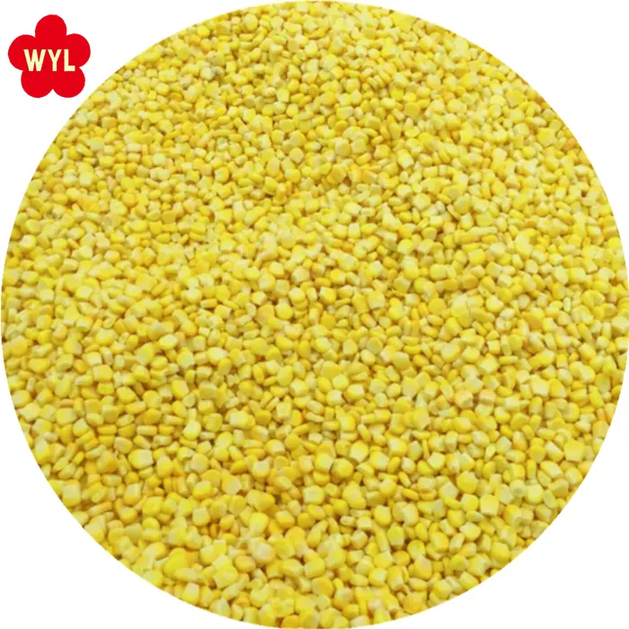 Grains de maïs sucré jaune de haute qualité congelés légumes congelés à grains IQF
