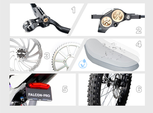 Max Tốc Độ 90 Km/h 8500W 79 Xe Đạp Chim Ưng Pro Đầy Đủ Hệ Thống Treo Ebike 72V Người Lớn - Product Image 5