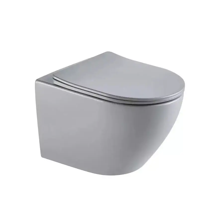 Creation Trend Hot Selling European Standard Rimless Matte Wall Hung Toilet For Hotel Apartments