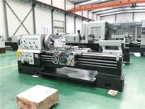 Torno de rosca de tubo Q1325 roscado de tubo manual máquina de torno de metal torno paralelo - Product Image 5