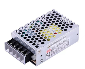 Mean Well-Fuente de alimentación de salida única para aplicaciones industriales, con entrada universal y diseño compacto, de 25W, 48V, 0.5A, de una sola salida