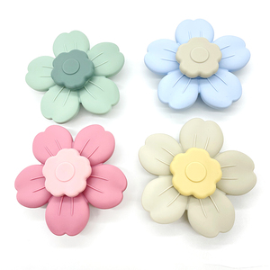 Bánh lái thiết kế Silicone Fidget xoay cảm giác tắm đồ chơi với cốc hút, bàn xoay spinner trẻ em đi chơi đồ chơi - Product Image 5