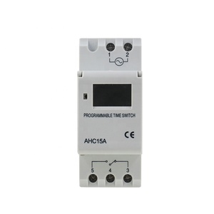 Timer digitale programmabile di AC85-265V settimana 16 set settimanali Display LCD spegnimento automatico DIN Rail tipo AHC15A THC15A interruttore orario - Product Image 1