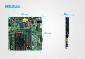 6th Gen SkylaKe <strong>X86</strong> <strong>Embedded</strong> Motherboard DP 3855U <strong>Board</strong> I3 I5 I7 Processor I3 6100U Thin ITX Mainboard - Product Image 5