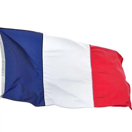 100% polyester red white green hot sale country custom flag France flag