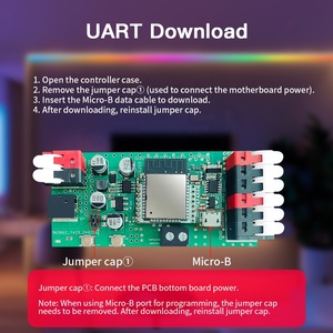 ESP32 WLED LED Strip Controller Mikrofon UART Musik herunter laden Sound c RGB IC DIY WiFi APP Steuerung Einfache Verkabelung - Product Image 5