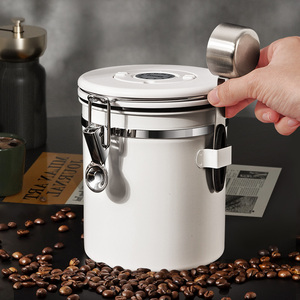 INSスタイル大容量コーヒージャー高級カスタムロゴカスタムデザインギフト用コーヒー豆ジャー