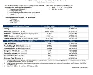 原始HDPE塑料颗粒树脂HDPE 7000f / HDPE 5502 / HDPE Tr144高密度聚乙烯HDPE颗粒颗粒 - Product Image 3