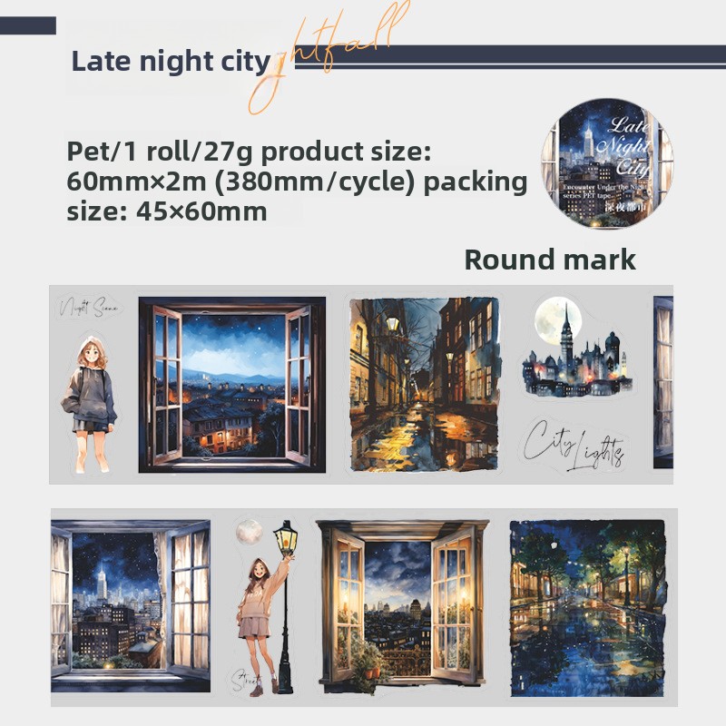 C Late Night City black