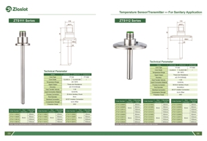Sensor y transmisor de temperatura inteligente industrial Pt100 4 20ma Water Iot Sensor de medidor de temperatura de 3 cables