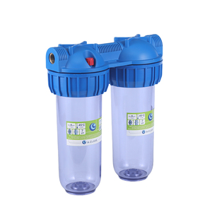 クリア水フィルターハウジング1/2 "、<span class=keywords><strong>3</strong></span>/<span class=keywords><strong>4</strong></span>" ダブル水フィルターホーム水フィルター