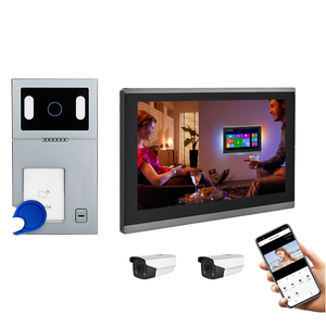 Timbre de intercomunicador de video a color-Sistema inteligente con bloqueo remoto de aplicación/control de puerta y monitoreo - Product Image 1