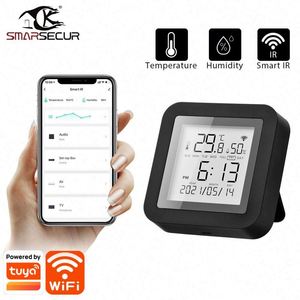 Tuya akıllı wifi uzaktan kumanda akıllı kontrol wifi IR denetleyici sıcaklık ve nem sensörü ile ekran - Product Image 2