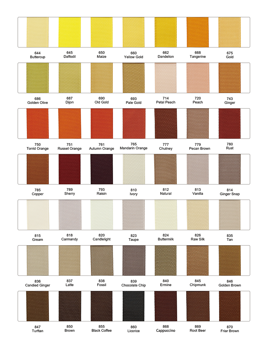 Carte de couleurs 2