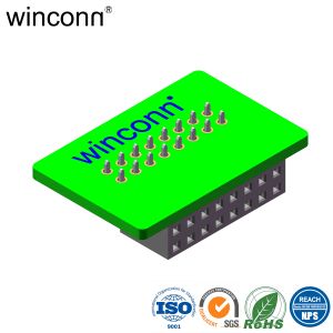 Jing 2.54mm 1x40pin Round Female Socket <strong>Pin</strong> <strong>Header</strong> <strong>s</strong> Right Angle DIP Dual Insulator Board Stacking Female <strong>Header</strong> - Product Image 4