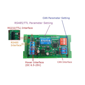 CAN to RS485 RS232 RS422 CANBUS Serial Protocal Converter 2-Way Transparent Data Transmission <strong>Module</strong>