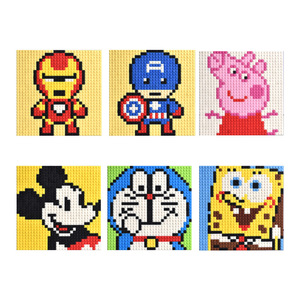 2025新しい6mmピクセルアートパズルマイクロダイヤモンドビルディングブロックABS素材DIY 3D小型レンガ教育子供おもちゃモデルスタイル - Product Image 5