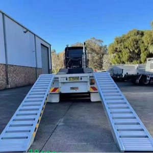 5T 5 M ağır makine yükleme rampaları alüminyum kamyon yükleme rampası araç için 3 Ton 2.5 metre özelleştirilebilir - Product Image 1