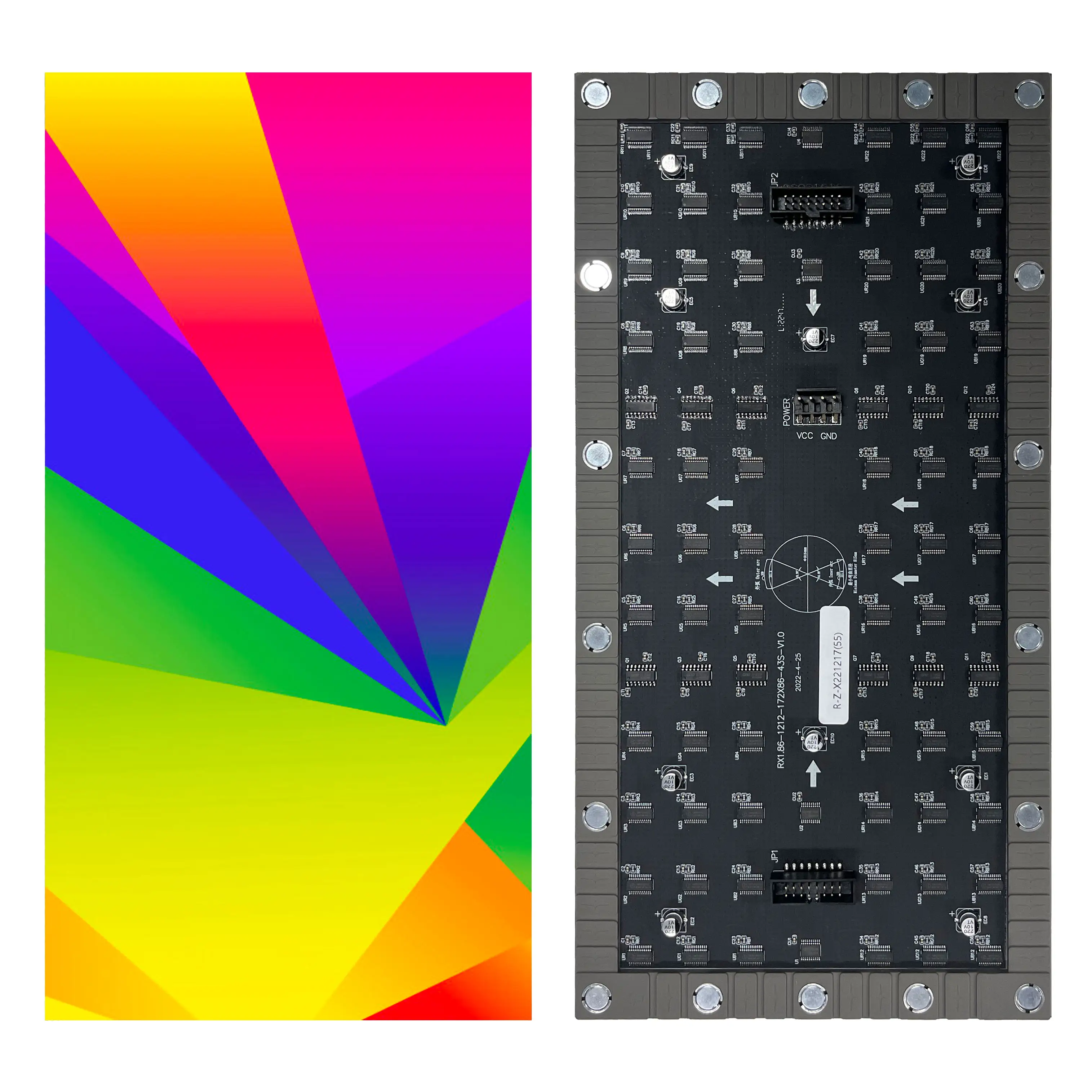 128*64 Pixel LED-Matrix RGB P1.56 Indoor Flexibles Vollfarb-LED-Anzeige modul 320*160mm