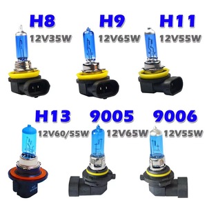 נורת הלוגן לרכב 55W 100W # רכב 12V H7 פנס הלוגן נורות מנורת הלוגן אור אולטרה לבן H1 H4 H11 9005