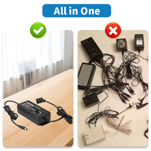 60W 3V 4,5 V 5V 6V 7,5 V 9V Universal AC/DC-Adapter Netzteil 12V Spannungs regulierter Adapter mit variablem Schalt wandler - Product Image 6