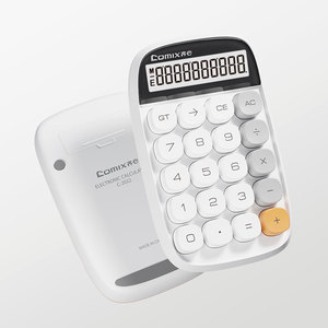 เครื่องคิดเลข COMIX รุ่นน่ารัก ลายถั่วหวาน ดีไซน์สวยงาม เหมาะสำหรับนักเรียน นักศึกษา ใช้ในโรงเรียน สำนักงาน งานบัญชี งานการเงิน - Product Image 4