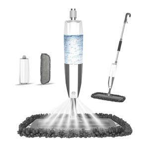 Biểu Tượng Tùy Chỉnh Xách Tay Có Thể Tháo Rời 360 Quay Sàn Ướt Công Cụ Làm Sạch Sợi Nhỏ Đầu Phẳng Lau Nước Phun Lau Với <span class=keywords><strong>Scraper</strong></span> - Product Image 1