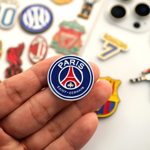 Cartone animato Click-to-order inciso adesivo per telefono sportivo in metallo caldo vendita Cross-Border spilla centro-orientale Stock produttore - Product Image 6