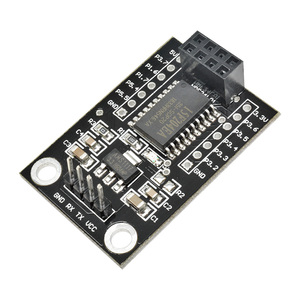 Placa de desarrollo inalámbrico MCU STC15F204, módulo de enchufe NRF24L01 con módulo de interfaz Serial inalámbrica de 8 pines, NRF24L01 - Product Image 4