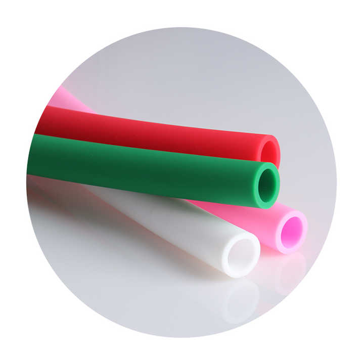 Rectangular Tube Colored Rubber High Temperature Hose Silicone Tubing