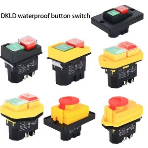 DKLD su geçirmez düğme anahtarı YCZ3-A kendinden kilitleme cihazı DZ04 DZ05 DZ-6 elektromanyetik anahtar düğmesi üç fazlı acil durdurma - Product Image 3